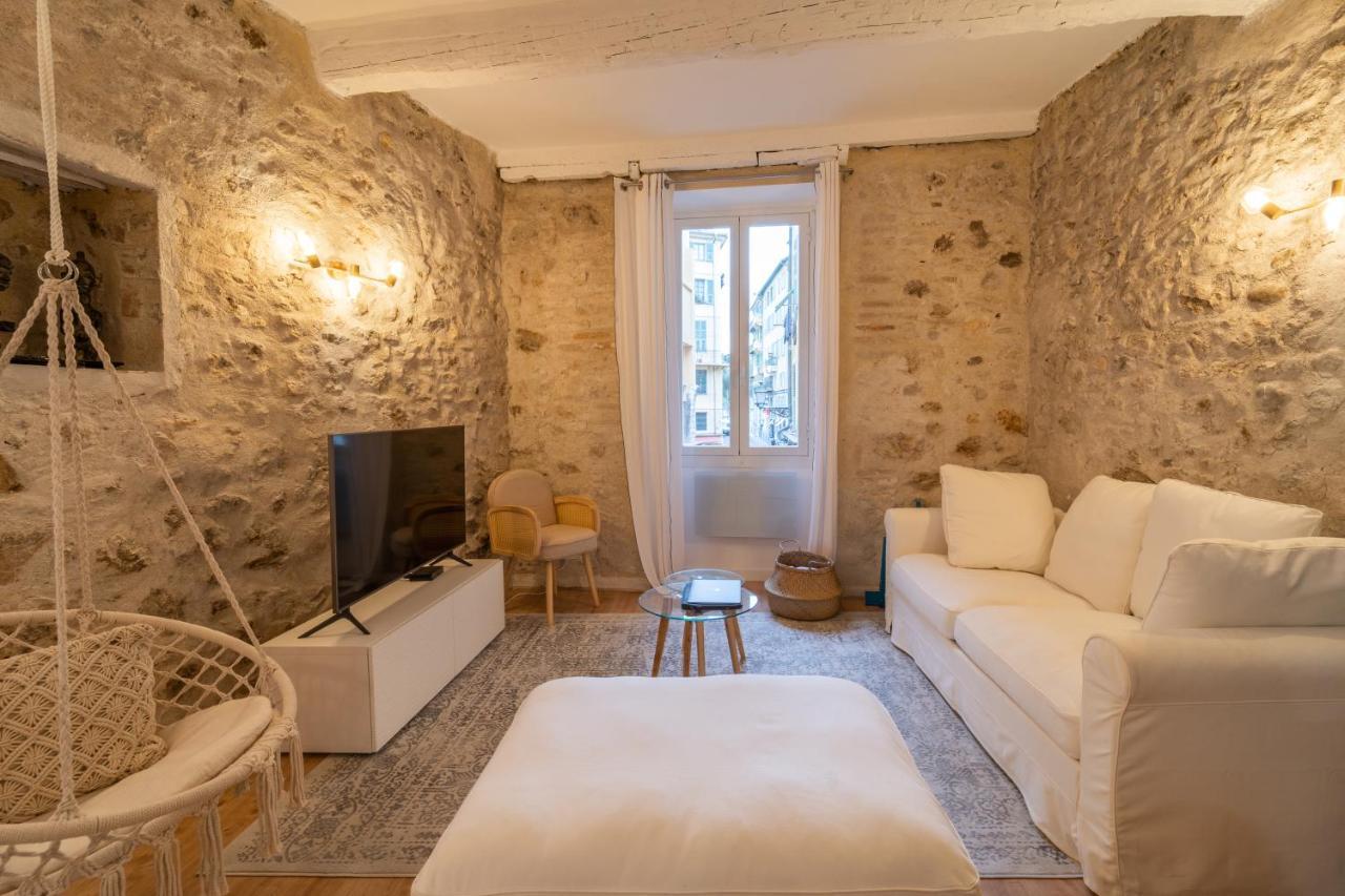 Fusion - Charme De L'ancien Et Confort Moderne - Vieux - 2 - Wifi - 5 Min Des Plages - 30 Min De Cannes Et Monaco * Nizza