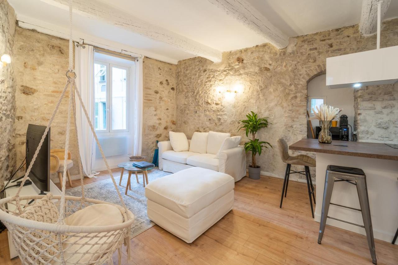 Fusion - Charme De L'ancien Et Confort Moderne - Vieux - 2 - Wifi - 5 Min Des Plages - 30 Min De Cannes Et Monaco Appartamento *